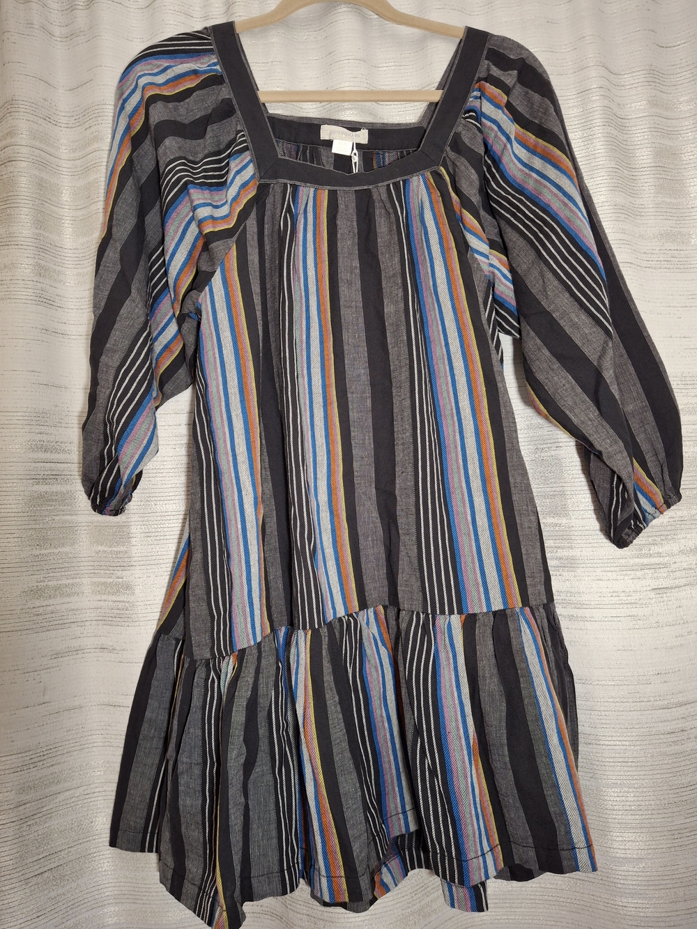 Outerknown +PIECE&CO Colorful Striped Miro Dress XS